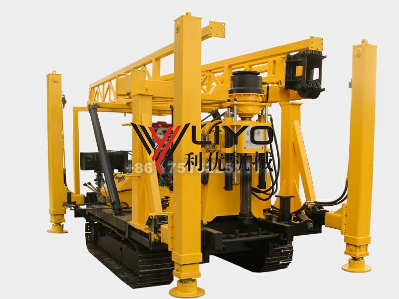 300m 600m Deep Hydro Borehole drilling equipment Crawler Type borehole drilling machine in south africa