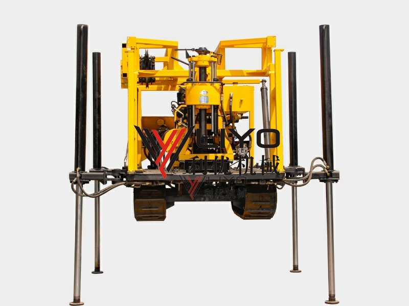 Easy to Move Crawler Type Hydraul Diesel Water Borehole Drilling Rig/core drilling machine portable